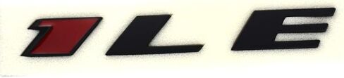 Aimoll 1LE Emblem Badge Letter Rear Side Replacement for Camaro 1LE Door Genuine (1pc Chrome Black) in Saudi Arabia