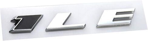 Aimoll 1LE Emblem Badge Letter Rear Side Replacement for Camaro 1LE Door Genuine (1pc Chrome Black) in Saudi Arabia