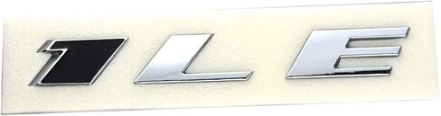 Aimoll 1LE Emblem Badge Letter Rear Side Replacement for Camaro 1LE Door Genuine (1pc Chrome Black) in Saudi Arabia