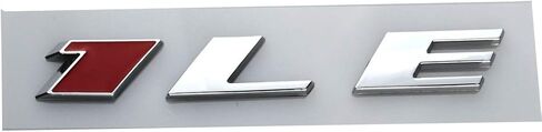 Aimoll 1LE Emblem Badge Letter Rear Side Replacement for Camaro 1LE Door Genuine (1pc Chrome Black) in Saudi Arabia