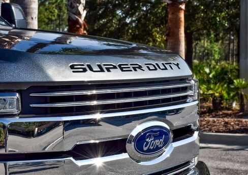 Eurosport Daytona- Compatible with 2017-2023, Ford Super Duty Gloss Black Front Hood Lettering Kit in Saudi Arabia