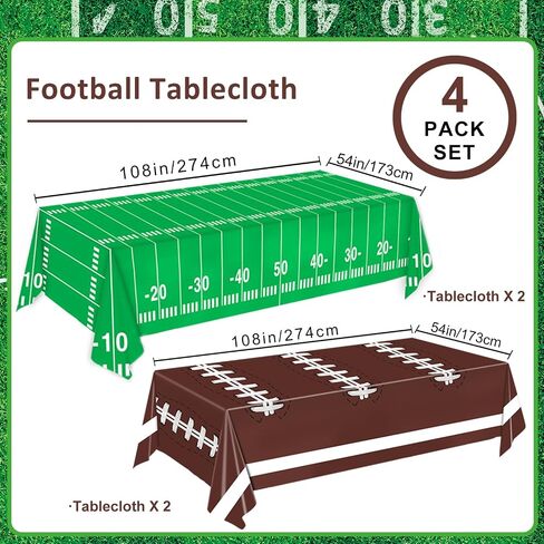 Oigco 4 Pack Racing Car Tablecloth - Race Car Birthday Party Decorations Racetrack Rectangular Tablecloth - Checkered Table Cover for Two Fast Birthday Decor, 54 x 108 Inch in Saudi Arabia