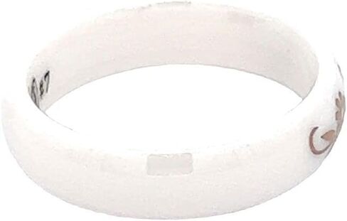 One Moment In Time J181 Size 5-9 Rosa White Ceramic with Rose Gold Ring Mormon LDS CTR in Saudi Arabia