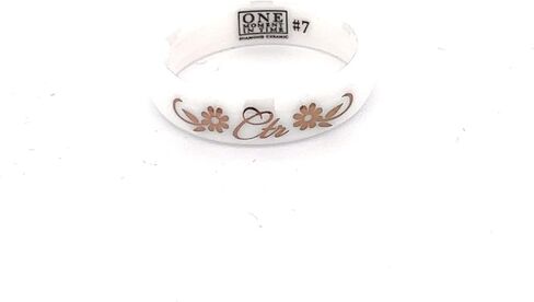 One Moment In Time J181 Size 5-9 Rosa White Ceramic with Rose Gold Ring Mormon LDS CTR in Saudi Arabia