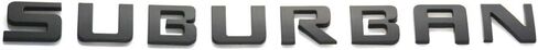 2x SUBURBAN Nameplate Emblem Letter Badge Replacement for Gm 07-16 SUBURBAN Chevrolet (Matte Black) in Saudi Arabia