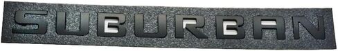 2x SUBURBAN Nameplate Emblem Letter Badge Replacement for Gm 07-16 SUBURBAN Chevrolet (Matte Black) in Saudi Arabia