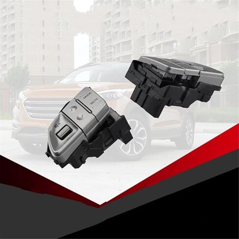 أزرار التحكم في عجلة القيادة متوافقة مع Hyundai ل Tucson لـ IX35 2010-2015 CAR MultiFunction Will Well Button Button زر التحكم في مستوى الصوت in Saudi Arabia