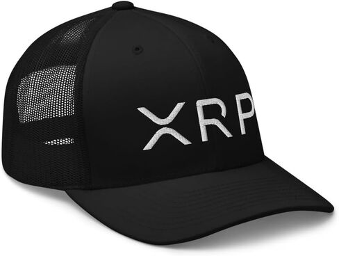 XRP Trucker Hat Mid Crown Curved Bill Adjustable Crypto Cap in Saudi Arabia