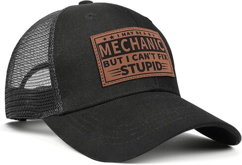 Funny Hats for Mechanics - Mechanic Gifts for Men - Mesh-Back Trucker Hat Brithday for Men in Saudi Arabia