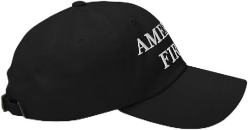 America First Hat - USA Flag Embroidery Left Side - Proud American American USA First Assoperible Depallable Cap Cap Hat in Kuwait