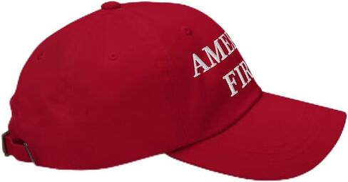America First Hat - USA Flag Embroidery Left Side - Proud American American USA First Assoperible Depallable Cap Cap Hat in Kuwait
