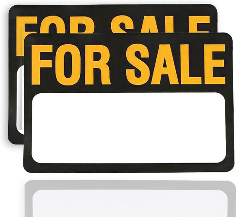 2 حزمة للبيع ملصقات سيارة ، 12 × 8 بوصات للبيع شارات شرقات ، ملصقات سيارات الفينيل ذاتية الالتصاق المتوافقة مع مركبات القوارب المرآب وأكثر من ذلك (حزمة سوداء 2) in Kuwait