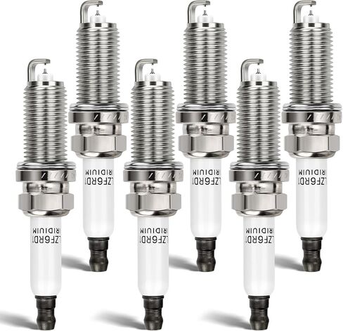 6PCS 12120032137 Double Iridium Spark Plug for BMW E70 E83 E90 E60 128i 330i 325i 530i 525i 530xi 525xi 325xi 330xi 328i 328xi 528i Z4 X3 X5 Replaces 1208 ILZFR6D11 in Saudi Arabia