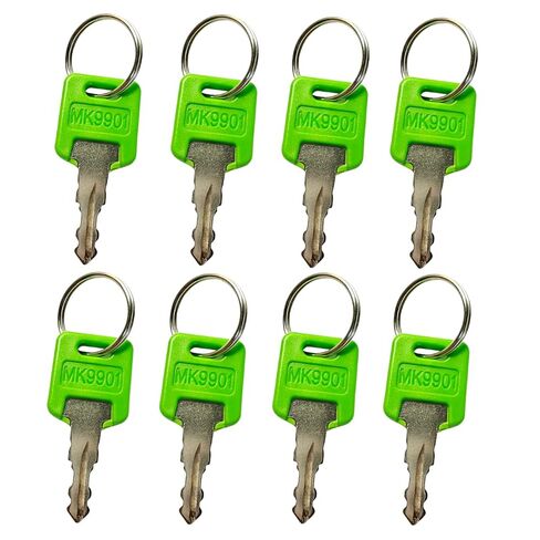 8 PC RV Key MK9901 6601 متوافق مع كود FIC 9901 6601 Motorhome Master Green Key in Kuwait