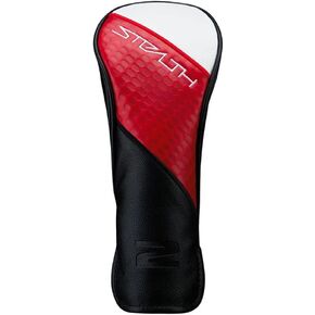 New 2023 Taylormade Golf Stealth 2 Fairway Wood Headcover Red Black Head Cover Y