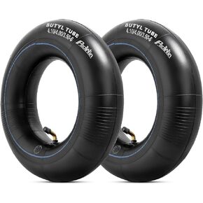 4.10/4.00/3.50-6 (13 x 4.00-6) Heavy Duty Replacement Inner Tube with TR87 Bent Valve Stem Compatible with Wheelbarrows, Mowers, Hand Trucks and More 3.50-6 4.00-6 4.10-6 Tire Tubes