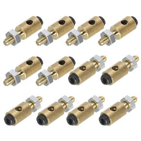MECCANIXITY Linkage Stoppers Connecting Servo Arm,Adjustable Push Rod with Nut and Screw for RC Airplane,D4x1.8mm 18Pcs