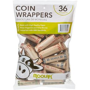 1000ct Assorted Coin Wrappers Bulk
