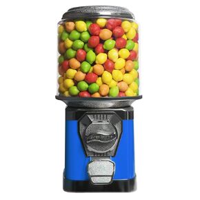 Gumball Machine for Kids - Yellow Vending Machine with Cylinder Globe - Bubble Gum Machine for Kids - Home Vending Machine - Coin Gumball Machine - Bubblegum Machine - Gum Ball Machine Without Stand