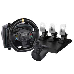 DOYO Gaming Racing Wheel Xbox One Steering Wheels Driving Sim Car Simulator Volante PC Pedals and Paddle Shifters for PC, Xbox Series X S, Xbox360, PS4, PS3, Switch, Android TV
