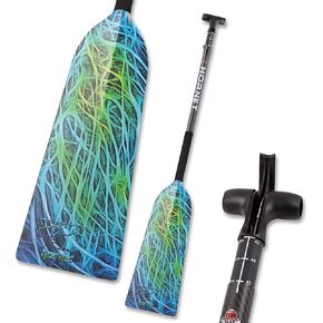Hornet Watersports Dragon Boat Paddle - Dragon Heart - Adjustable Carbon Fiber Dragon Boat Paddle - IDBF Approved - Dragon Boat Accessories - Dragonboat Paddles