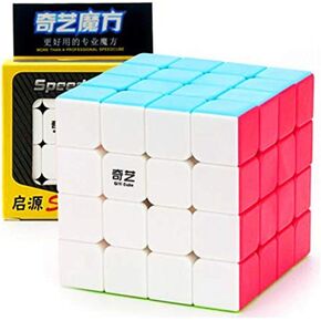 CuberSpeed ​​QY Toys Qiyuan S 4x4 ستيكيرلس مشرق المكعب السحري QY Toys QiYuan S V2 4x4 MoFangGe MFG Qiyuan S2 اللون 4X4X4 مكعب السرعة
