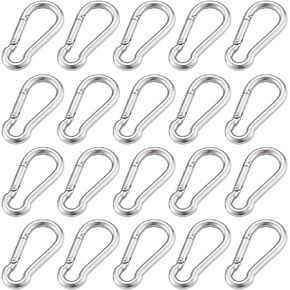 20 قطعة 2 بوصة خطاف زنبركي 304 من الفولاذ المقاوم للصدأ رابط سريع قفل خطاف فاستنر in Kuwait