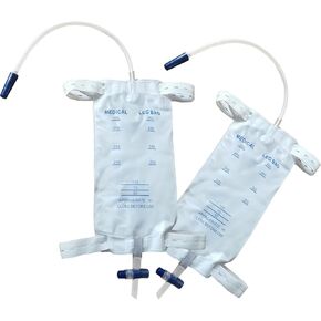 10 Pack Catheter Leg Bag Urinary Drainage Bag(750ML)