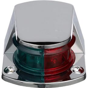 Seachoice LED Bow Light, Marine Navigation, Chrome Bi-Color, 1-Mile Visibility for Sail or Powerboats Under 39 Feet