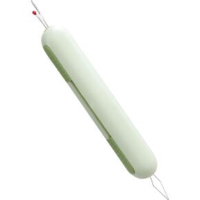 Needle Threaders,2-in-1 Needle Threader & Seam Rippers Kit Stretchable Sewing Tool for Hand Sewing Cross Stitch Craft Knitting Quilting (White)