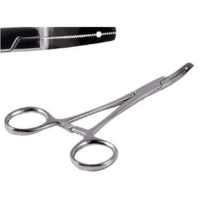 Dermal Anchor Holder 5.5" Body Piercing Forceps 1.7mm Hemostat Clamp Tool
