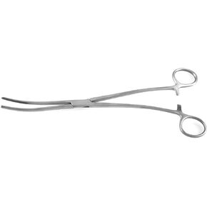 Bozeman Sponge Forceps 10.5" Serrated Tips S-Shape Curved | SurgicalExcel