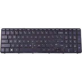 Mate Laptop Keyboard with Frame Compatible with HP Pavilio 15-f 15-g 15-r 15-e 15-f387wm 15-d035dx 15-f233wm 15-f272wm 15-f010wm 15-n290nr 15-e 15-f222wm 15-f271wm US Layout