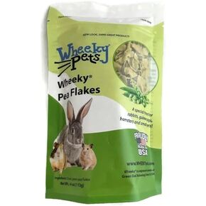 Pea Flakes - A Special Treat for Rabbits, Guinea Pigs, Hamsters and Small Pets, 4 oz. Bag