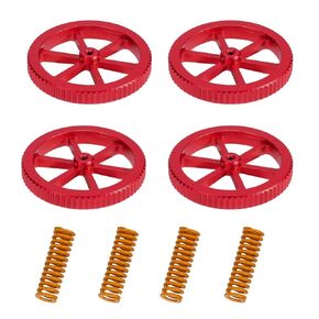 Comgrow Creality 4Pcs Metal Leveling Nuts and Springs Upgraded Set for Ender 3/3 Pro/3 V2/Ender 3 Neo/Ender 3 V2 Neo/Ender 3 S1/Ender 3 S1 Pro Ender 5 Plus/CR 10 Series 3D Printer Bed Staying Level