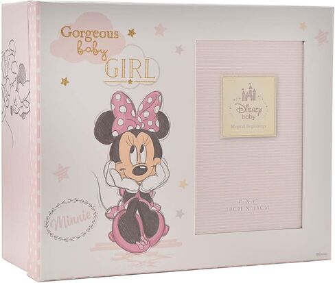 صندوق تذكار ميني ماوس من Happy Homewares Magical Beginnings - مثالي لتخزين التذكارات الخاصة - مرخص رسميًا in Kuwait