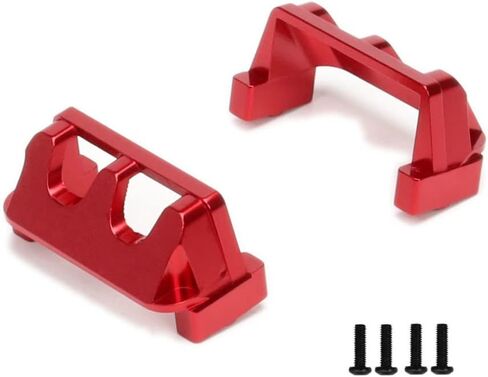 Aluminum Steering Servo Guard Protector Guards Upgrades Parts for E-Revo Mini 71054 71076 Slash 70054 Summit 72054 1/16 RC Car Replacement #7037 (Red) in Saudi Arabia