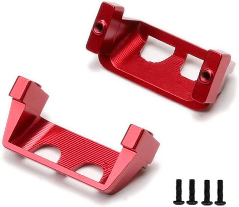 Aluminum Steering Servo Guard Protector Guards Upgrades Parts for E-Revo Mini 71054 71076 Slash 70054 Summit 72054 1/16 RC Car Replacement #7037 (Red) in Saudi Arabia