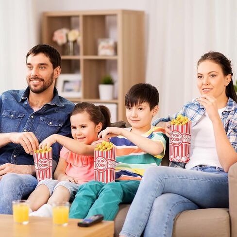 أكياس الفشار الورقية حقيبة 1 أونصة لحقيبة الفشار والفشار والذرة السائبة لآلة الفشار وحفلات الكرنفال والوجبات الفردية (500 قطعة) in Kuwait