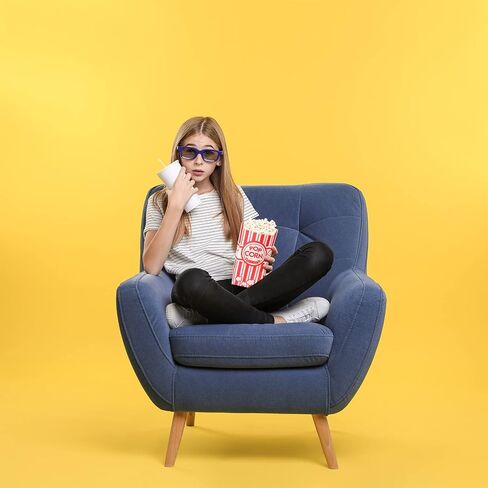 أكياس الفشار الورقية حقيبة 1 أونصة لحقيبة الفشار والفشار والذرة السائبة لآلة الفشار وحفلات الكرنفال والوجبات الفردية (500 قطعة) in Kuwait