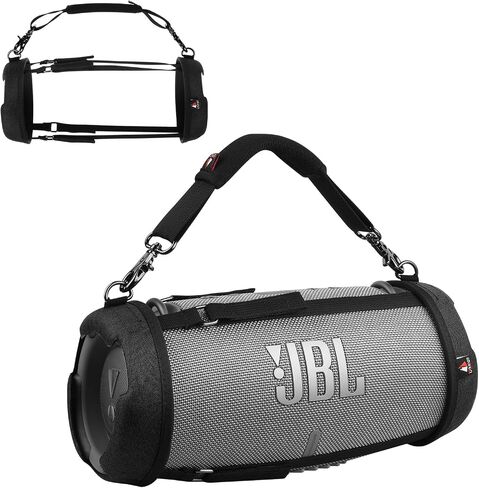 TXEsign Travel Carrying Case for JBL Xtreme 2/Xtreme 3 Waterproof Portable Bluetooth Speaker EVA Case with Handle Strap Speaker Cover for JBL Speaker Xtreme 2/Xtreme 3 (Black) in Saudi Arabia
