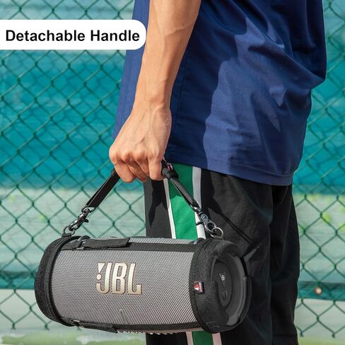 TXEsign Travel Carrying Case for JBL Xtreme 2/Xtreme 3 Waterproof Portable Bluetooth Speaker EVA Case with Handle Strap Speaker Cover for JBL Speaker Xtreme 2/Xtreme 3 (Black) in Saudi Arabia
