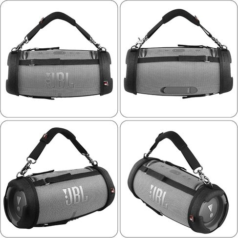 TXEsign Travel Carrying Case for JBL Xtreme 2/Xtreme 3 Waterproof Portable Bluetooth Speaker EVA Case with Handle Strap Speaker Cover for JBL Speaker Xtreme 2/Xtreme 3 (Black) in Saudi Arabia
