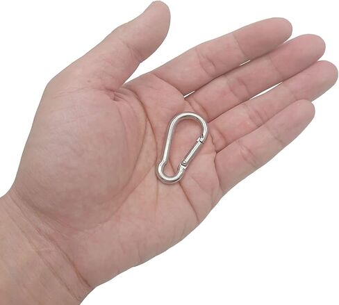 20 قطعة 2 بوصة خطاف زنبركي 304 من الفولاذ المقاوم للصدأ رابط سريع قفل خطاف فاستنر in Kuwait