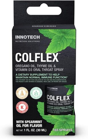 Click Image to Open expanded View INNOTECH Nutrition: Colflex Oregano Throat Spray, Arctic Mint - 25 ml in Saudi Arabia