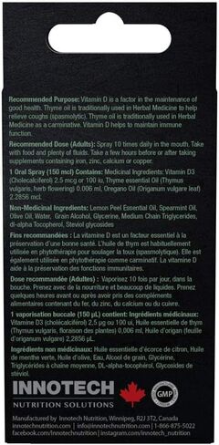 Click Image to Open expanded View INNOTECH Nutrition: Colflex Oregano Throat Spray, Arctic Mint - 25 ml in Saudi Arabia