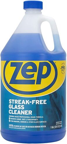 Zep ZU1120128 Glass Cleaner, 128 Fl Oz (Pack of 1), Blue in Saudi Arabia