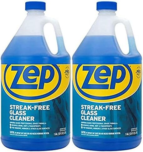 Zep ZU1120128 Glass Cleaner, 128 Fl Oz (Pack of 1), Blue in Saudi Arabia