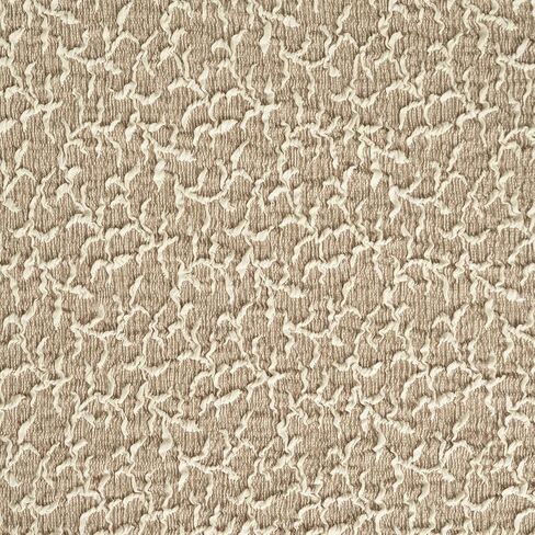 بولاتو من GA.I.CO. غطاء Loveseat - غطاء كرسي كبير الحجم - غطاء أريكة قابل للتمدد - غطاء وسادة منزلق للأريكة - قطعة واحدة من واقي مناسب - مجموعة جاكار ثلاثية الأبعاد - بيج أرتيكو in Saudi Arabia