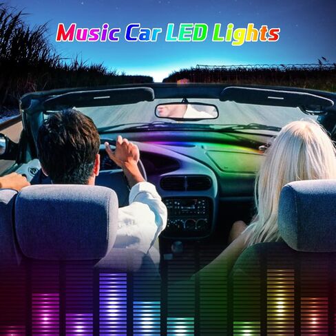 أضواء السيارة الداخلية WEBUPAR Dreamcolor، ملحقات السيارة 6 في 1 أضواء شريط LED للسيارة مع التحكم في التطبيق و213 وضعًا للألوان، مصابيح تزيين السيارة لإكسسوارات السيارات، مجموعات الإضاءة المحيطة بالسيارة النيون in Kuwait